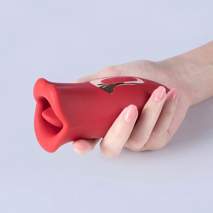 Olivia – Super Vibrating Clit Tickler Oral Sex Toy Mouth Biting Vibrator