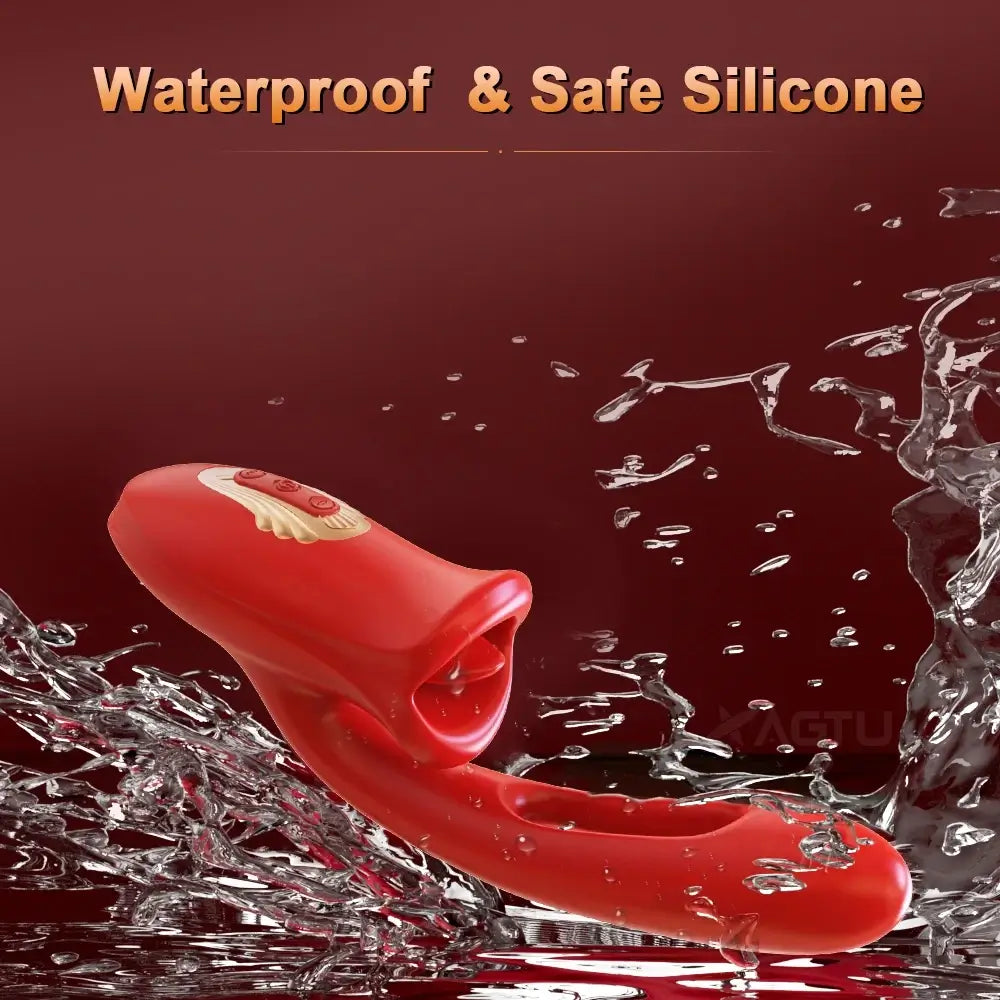 Amara – G Spot Flapping Vibrator with Kissing Function &amp; Vibrating Tongue