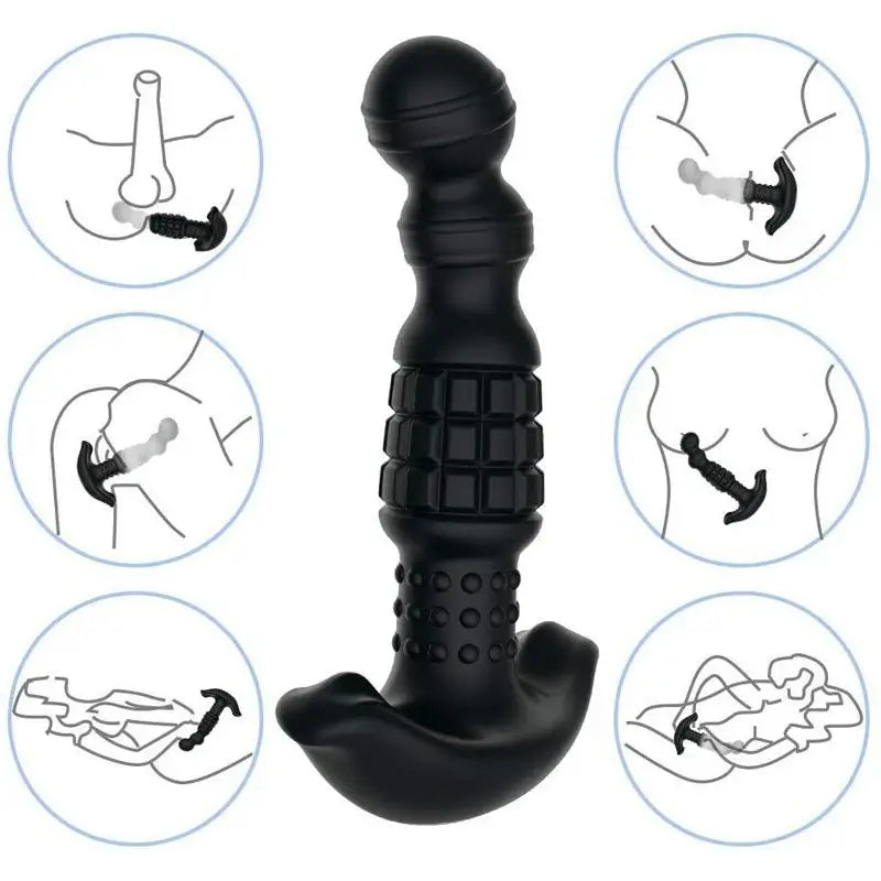 Rimming P-spot pleaser Prostate vibrator