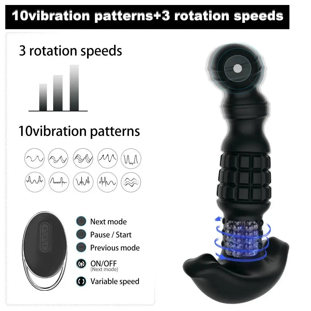 Rimming P-spot pleaser Prostate vibrator