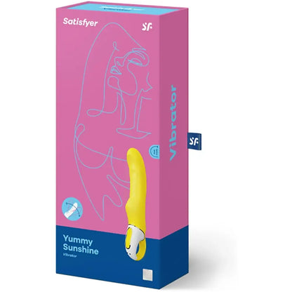 Satisfy YUMMY SUNSHINE yellow vibrator silicone erotic woman toys adult sex