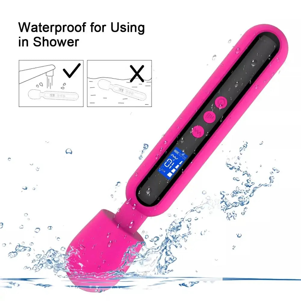 Savvy – Extra Powerful Wand Massager with LED Display Screen