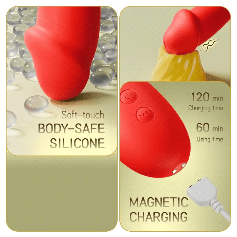 Upgraged Daphne – The O-Maker Vibrator With Flapping Vibration &amp; Clitoral Tapping