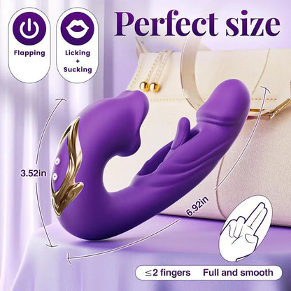 XDragon Flapping Clit Vibrator – Kissing Mouth &amp; Vibration