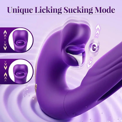 XDragon Flapping Clit Vibrator – Kissing Mouth &amp; Vibration