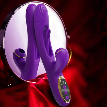 Niki – Rabbit Tapping G-Spot Clit Sucking Vibrator