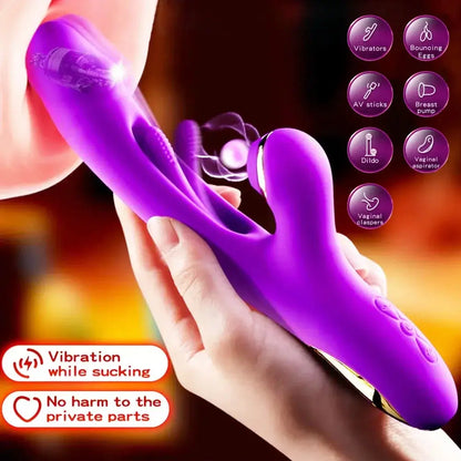 Sam – Vibrator With Flapping Vibration &amp; Clitoral Suction
