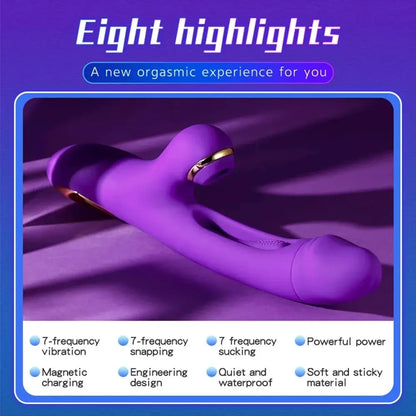 Sam – Vibrator With Flapping Vibration &amp; Clitoral Suction