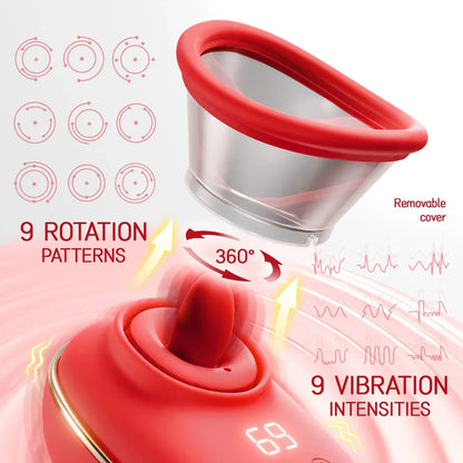 Valentina – Clitoral Sucking Vibrator with Licking &amp; Vibrating Function