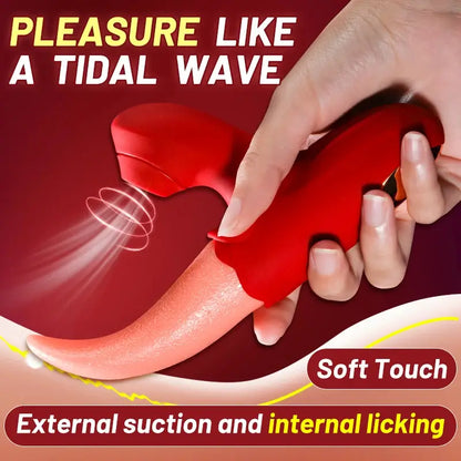 Ferne – Flapping Tongue Licking G Spot Clitoral Sucking Vibrator