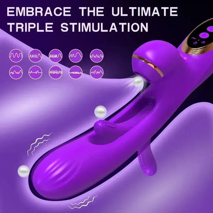 Niki – Rabbit Tapping G-Spot Clit Sucking Vibrator
