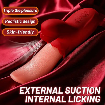 Ferne – Flapping Tongue Licking G Spot Clitoral Sucking Vibrator
