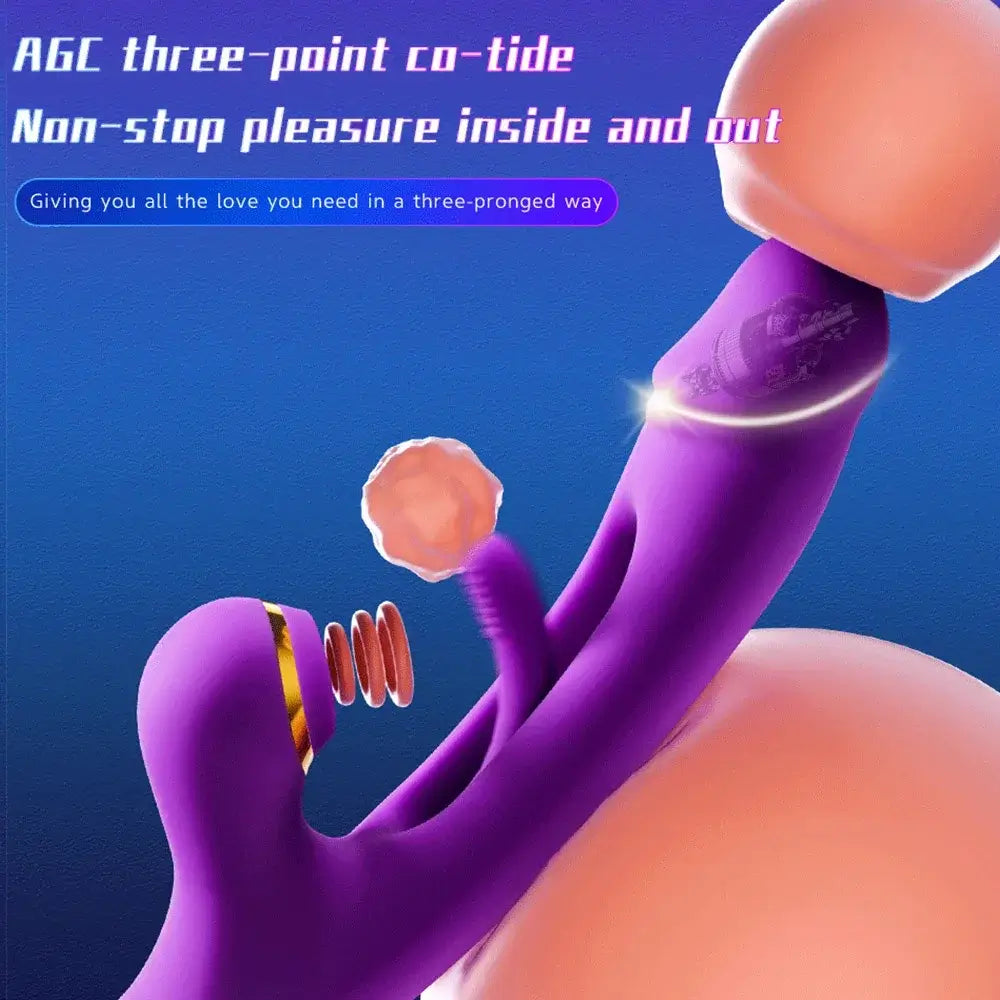 Sam – Vibrator With Flapping Vibration &amp; Clitoral Suction