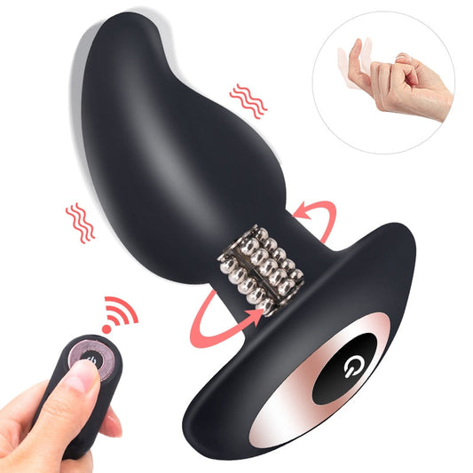 Rotating-Beads Anal Vibrator & Prostate Massager